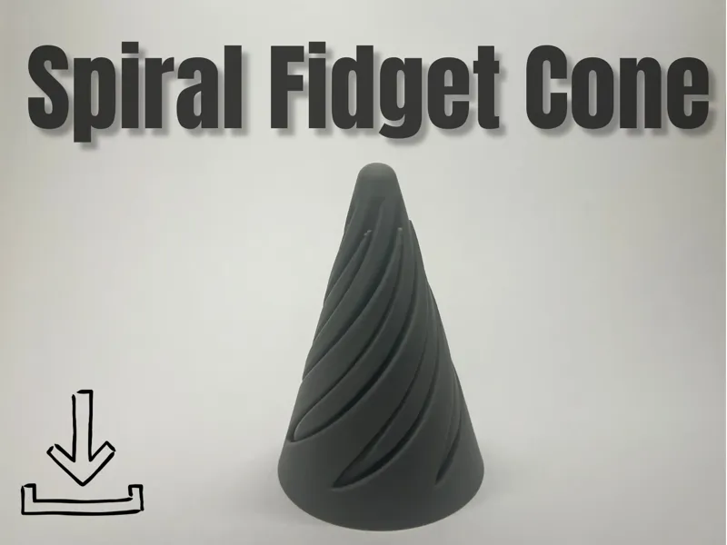 Spiral Fidget Cone