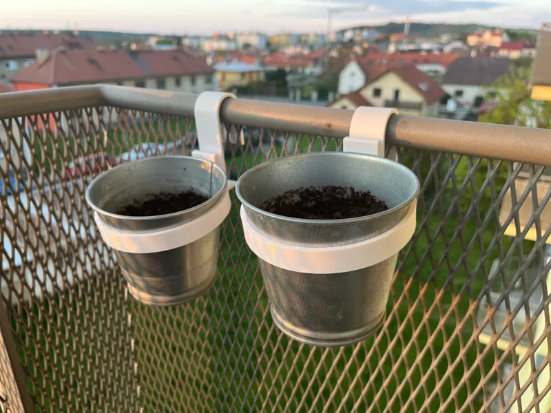 Balcony Hook Holder for IKEA BINTJE Planter