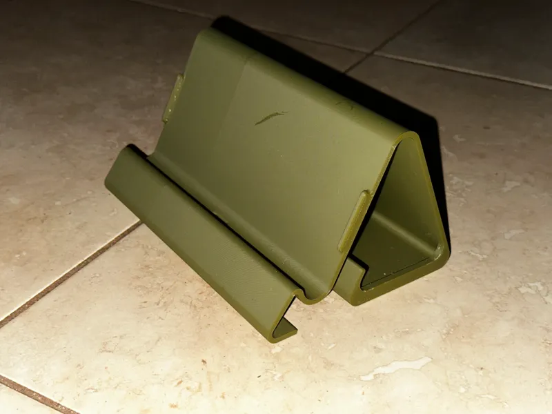 STURDY Phone holder with power bank tray, charging hole and various positions