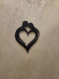 Cœur silhouette de couple — photo 3