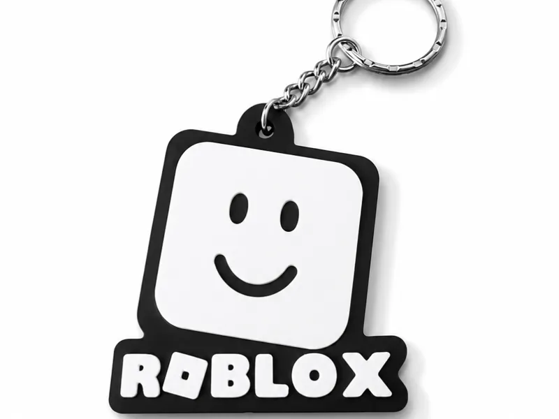 ROBLOX Keychain - Noob face 