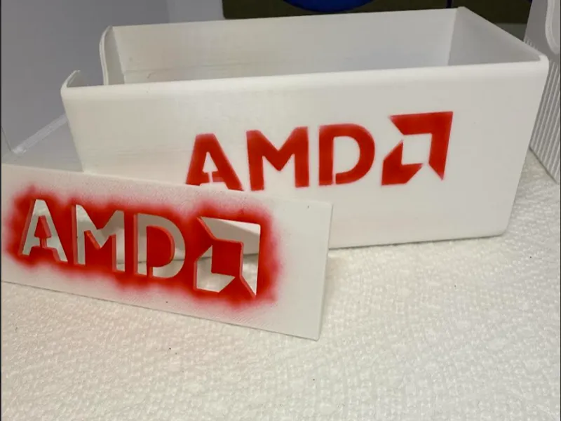 AMD stencils - airbrush