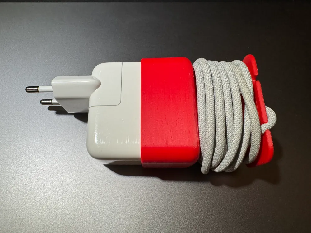 TidyCable30w Charger cable spool - Free 3D Print Model - MakerWorld