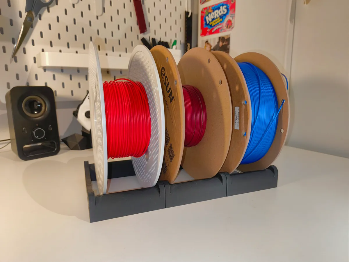 modular filament spool holder - Free 3D Print Model - MakerWorld