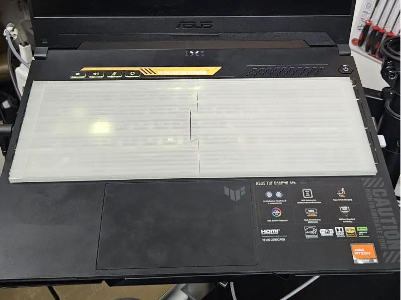 Asus TUF A15 and Asus Rog Falchion Keyboard Bridge