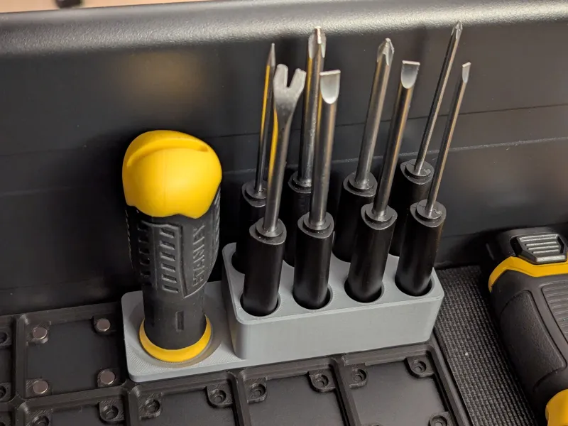 Stanley 8 piece screwdriver gridfinity
