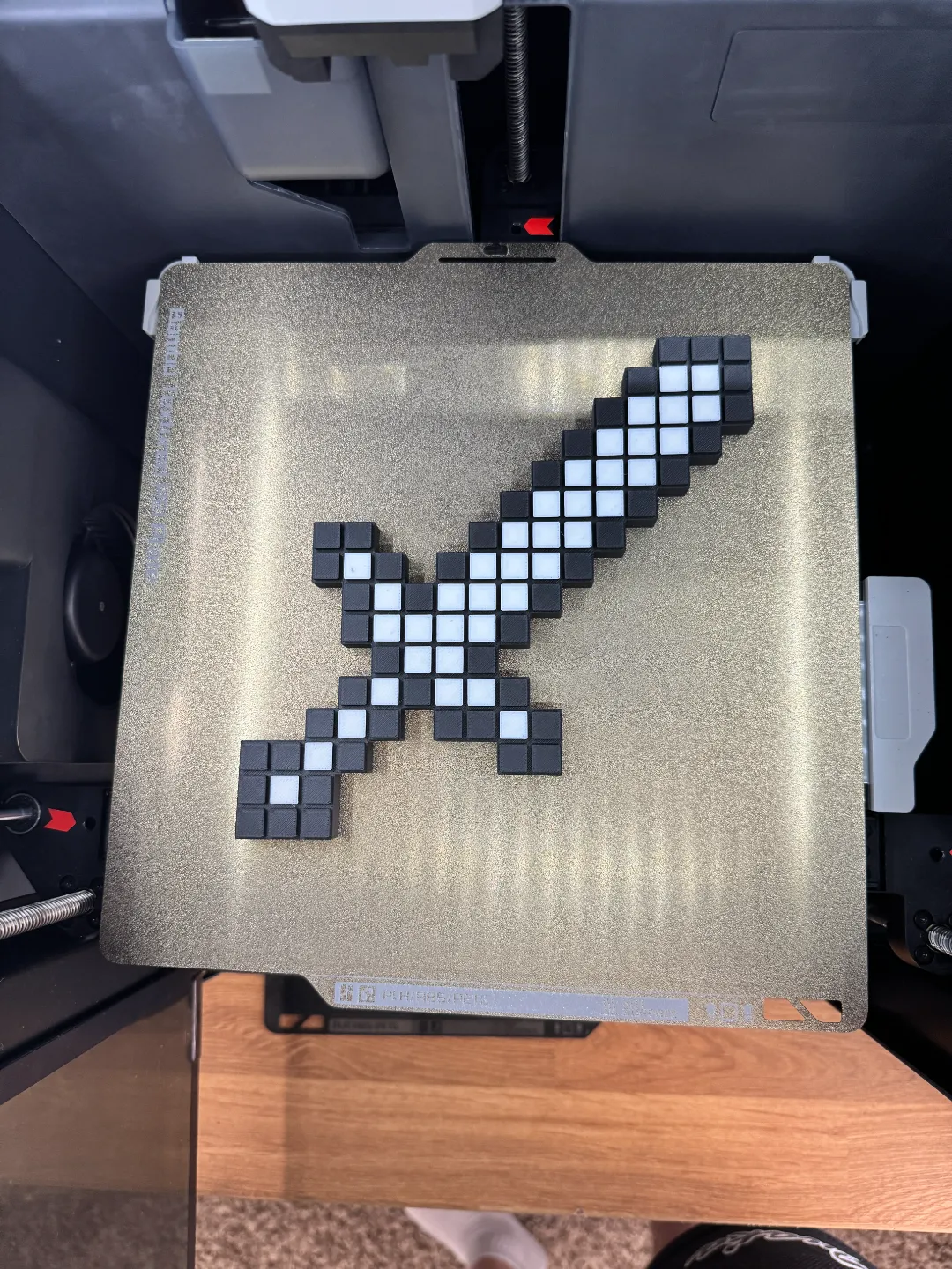 Pixel Sword – Minecraft-Inspired, Customizable view 3
