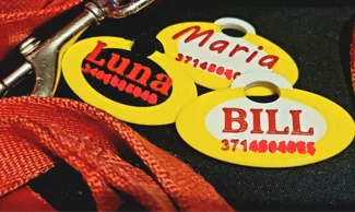 Targhetta Resistente per Cane Personalizzabile