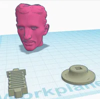Figurine bobble-head Nikola Tesla — photo 3