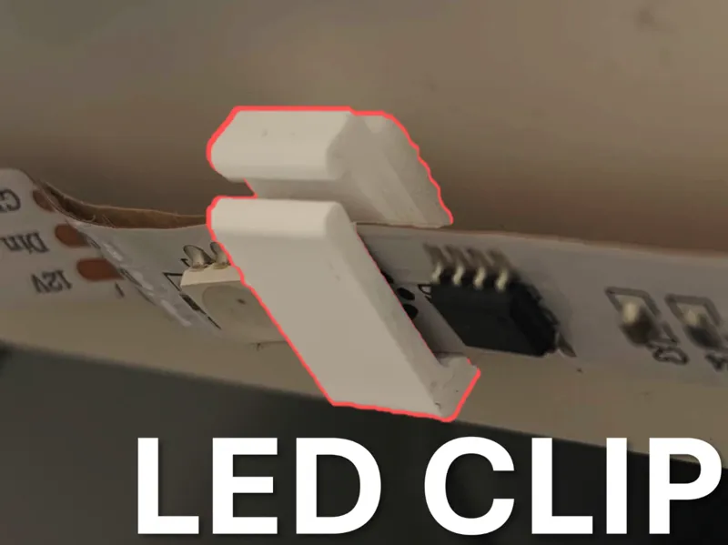 LED Strip Mounting Clip