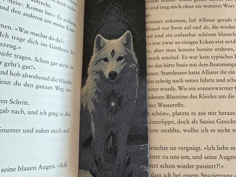 Wolf Lesezeichen – Mehrfarbiger 3D Druck