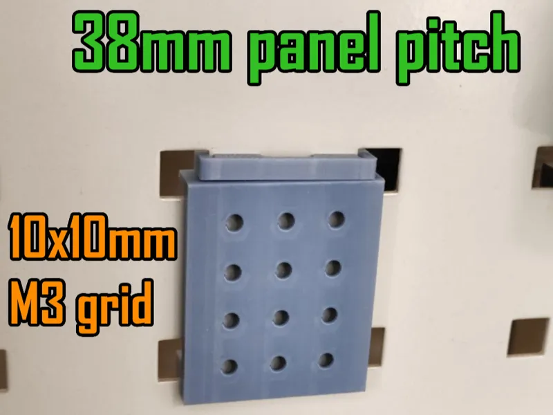 M3 mount for 38mm pitch Perfo Panel