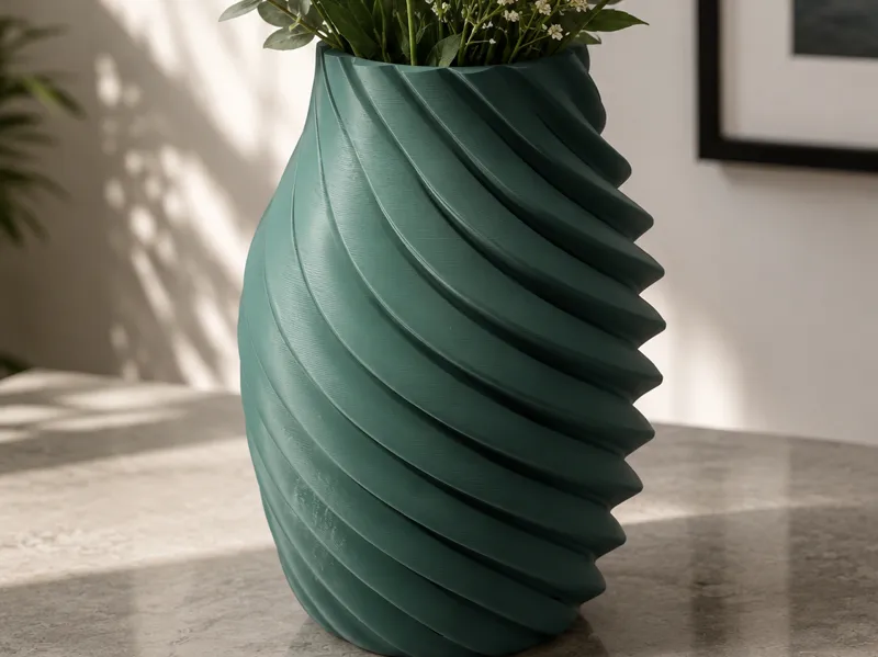 modern twist-vase