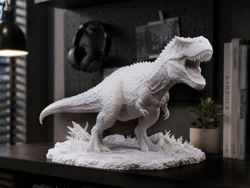 T-Rex Diorama – Detailed Dinosaur Model (2 Sizes)