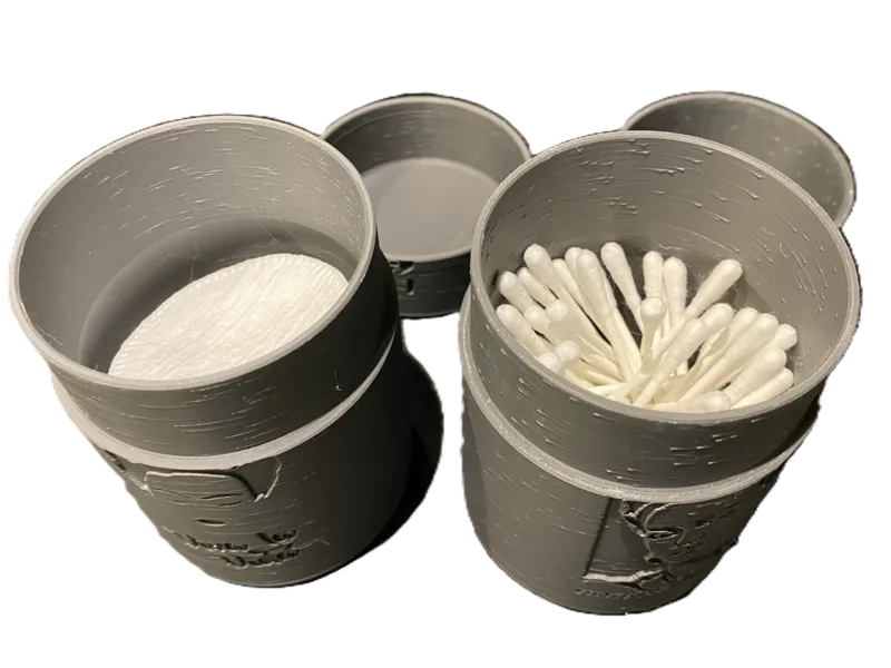 Kosmetikdose für Q-Tips oder Wattepads