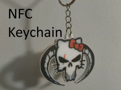 Kittycore NFC keychain