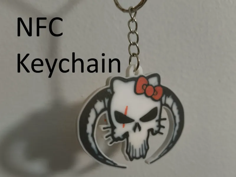 Kittycore NFC keychain