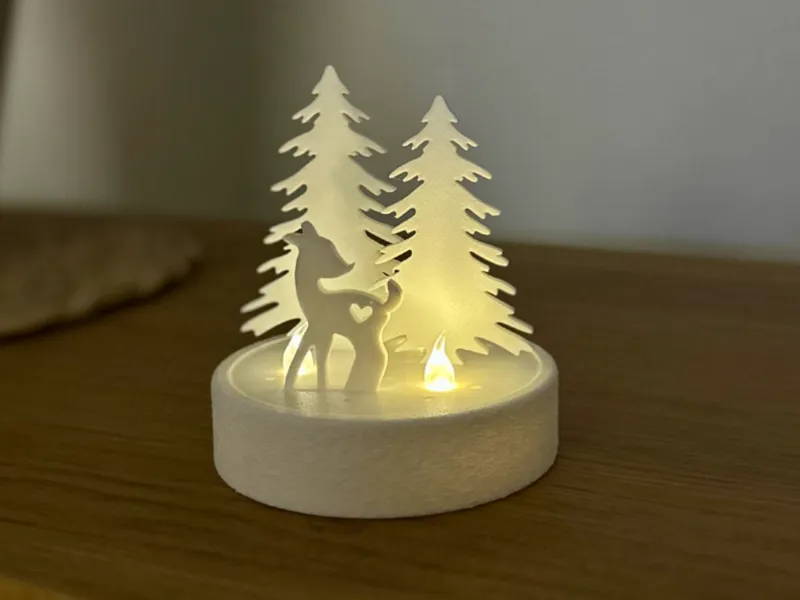 Winter Tree Tealight