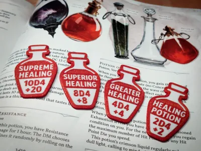 Healing Potion Tokens – D&D 5e, 2024 & 2014