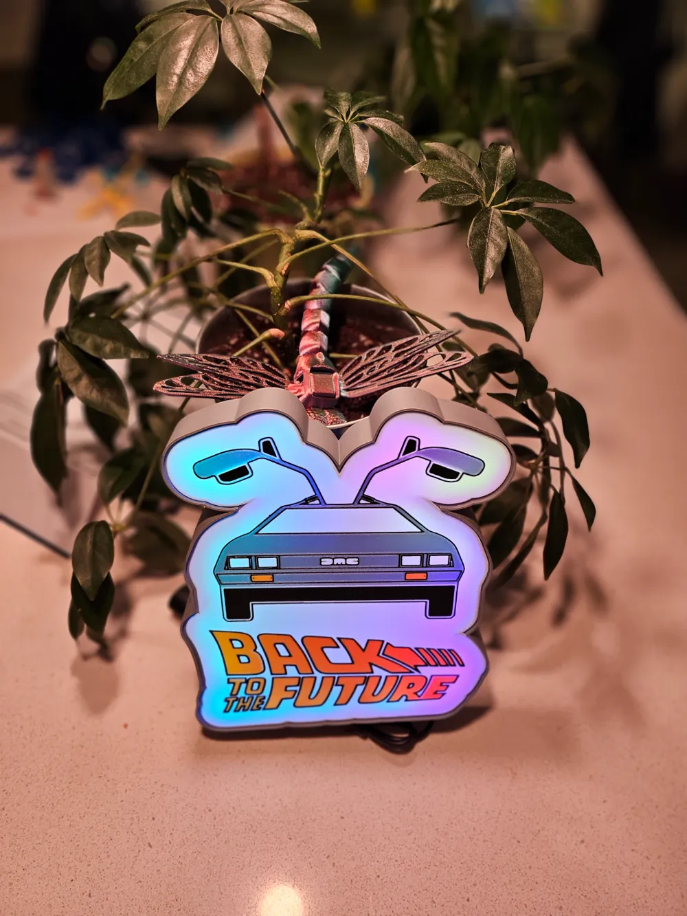 Back to the future Lightbox by Tommy Gun MakerWorld