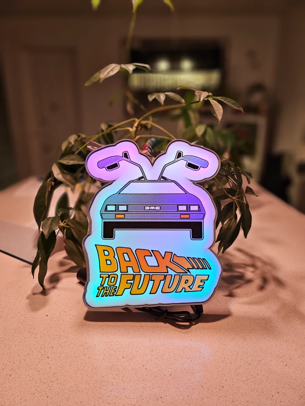 Back to the future Lightbox by Tommy Gun MakerWorld