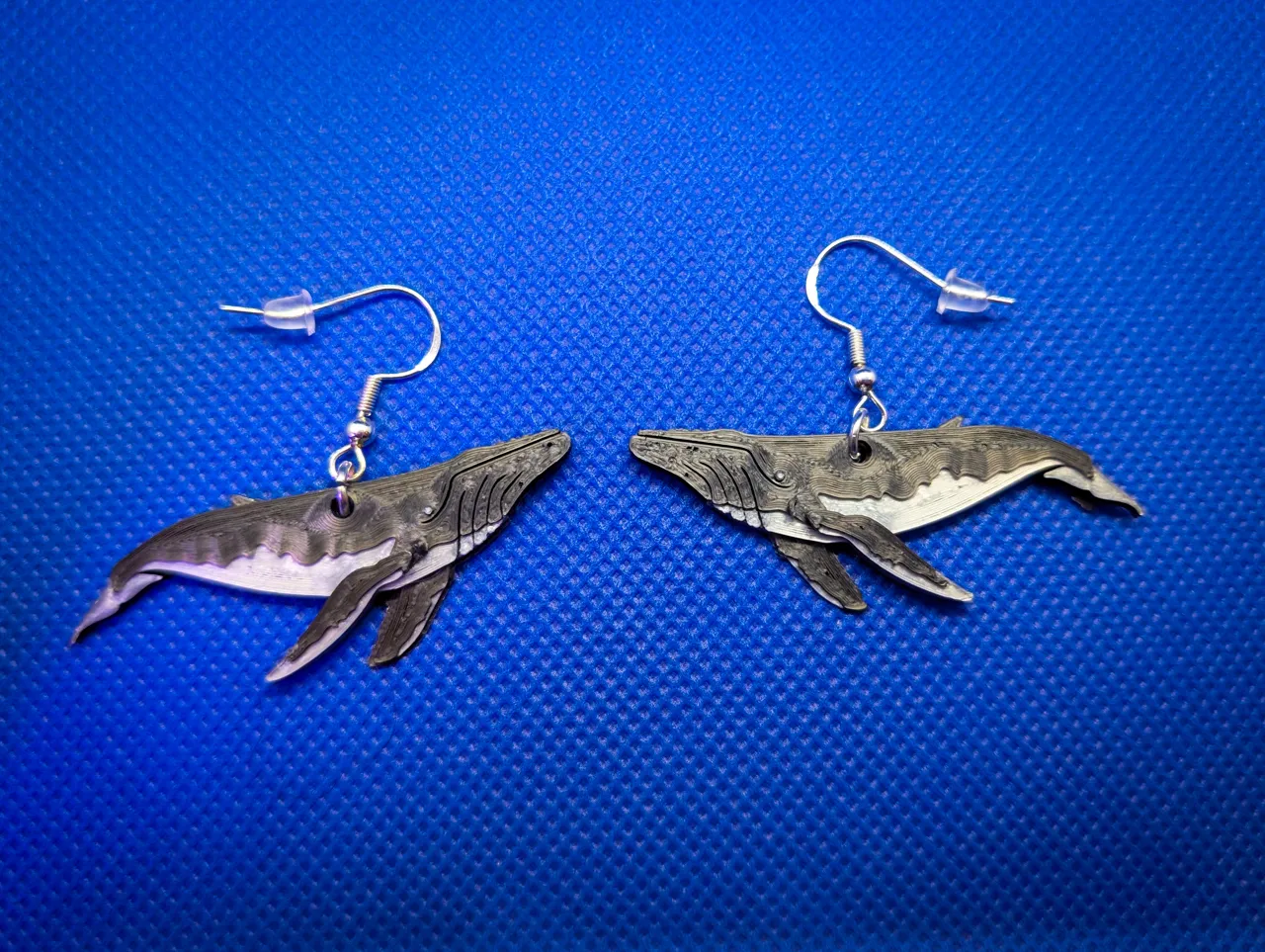Humpback Whale Earrings view 3