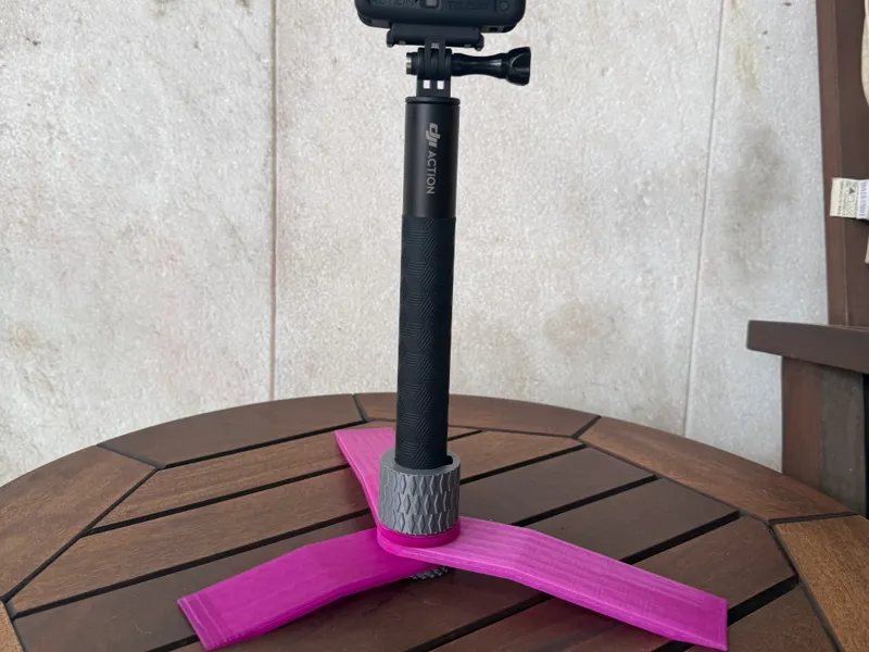 Action Cam extendable folding Tripod adapter