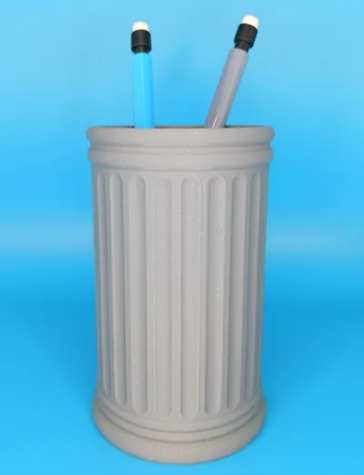 Fluted Column Pen Holder