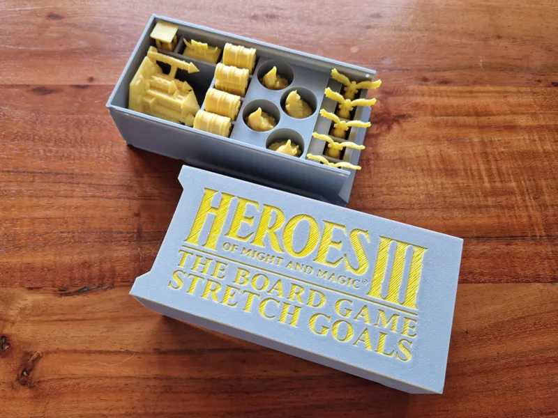 Stretch Goal organizers for Heroes 3 Board Game