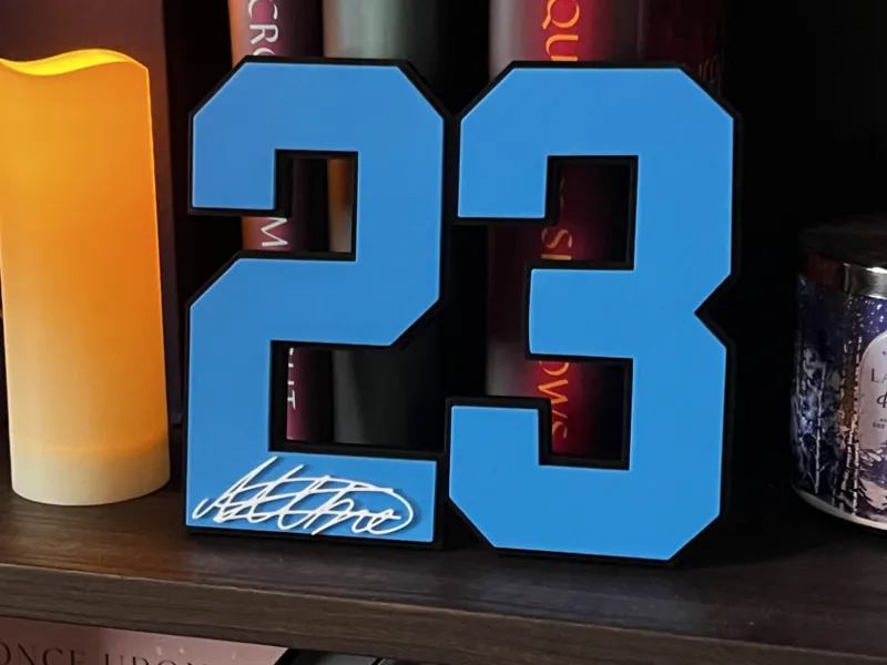Alex Albon Number Fan Display