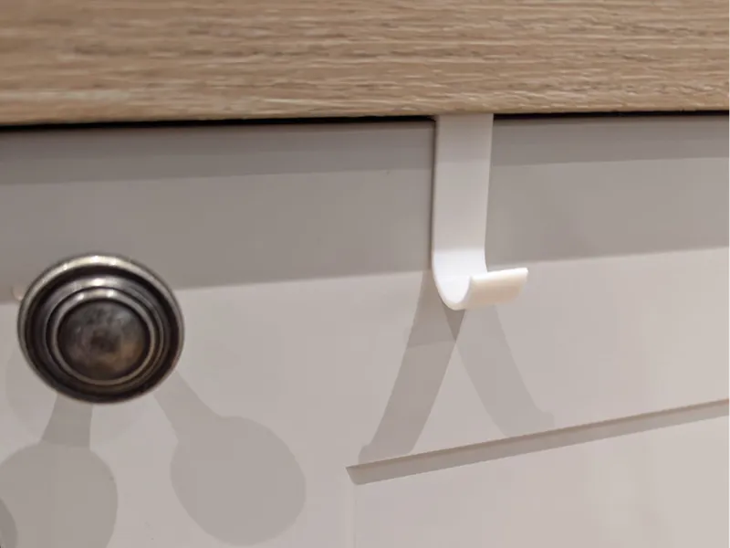 Cupboard Door Tea Towel Hook