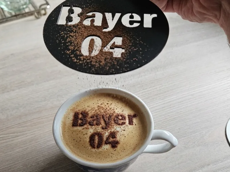 Kaffee-/Getränke-Schablonen Bayer 04 Leverkusen