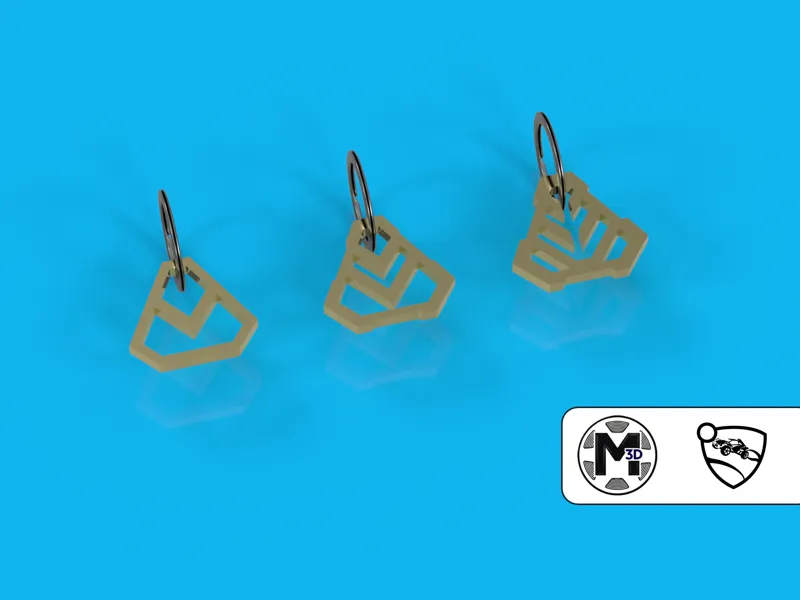 Gold Rank | Rocket League Keychain Series NO AMS