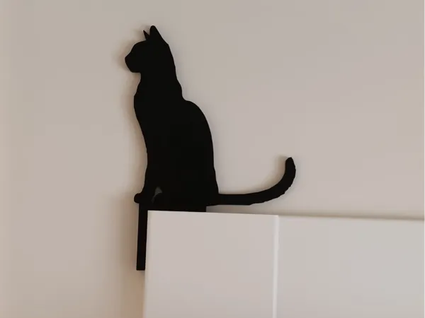 Chat déco pour interrupteur ou cadre de porte
