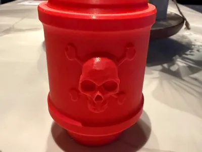 War hammer Flamer modded light up canister