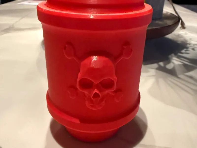 War hammer Flamer modded light up canister
