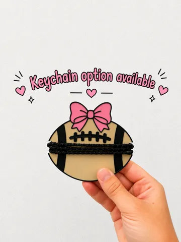 Accesorio para sujetar ligas de cabello: Football Bow Ponytail Holder | Hair Tie Organizer — vista de referencia 2