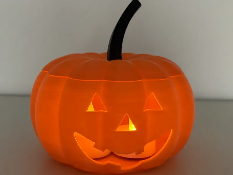 Halloween Kürbis mit abnehmbaren Deckel