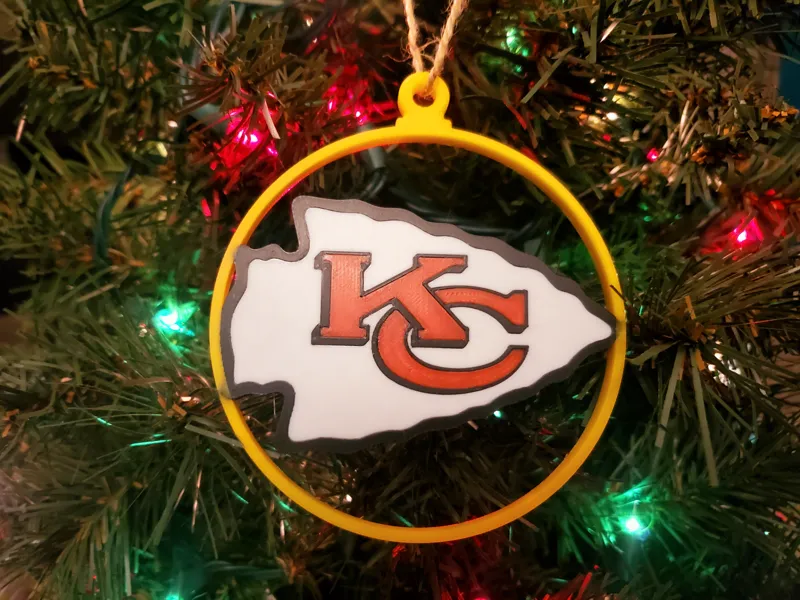 Kansas City Chiefs Christmas Ornament
