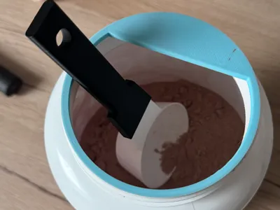 Scoop Holder and Scraper