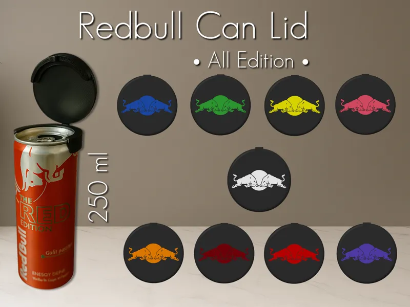 Redbull Can Lid • All Edition • 250 ml
