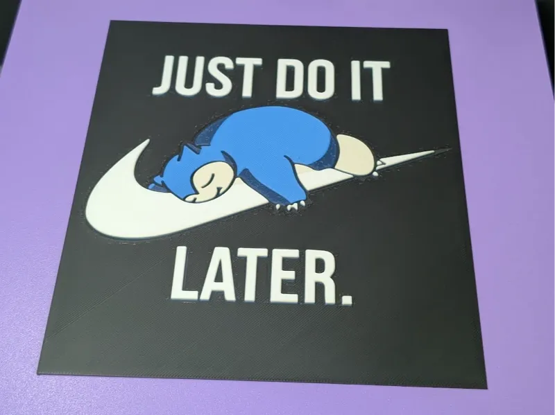Snorlax Just Do It. Later