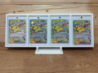 Modular 4-Slot Pokémon Card Display Stand