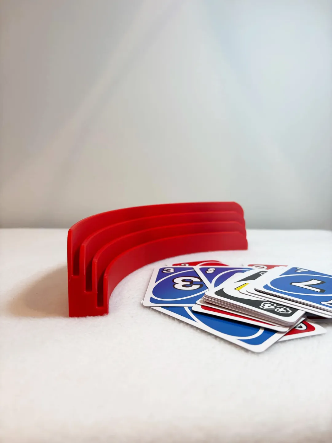 Triple tier playing card holder view 2