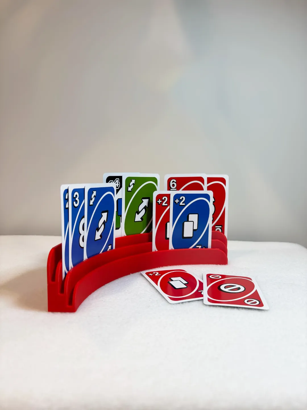 Triple tier playing card holder view 3