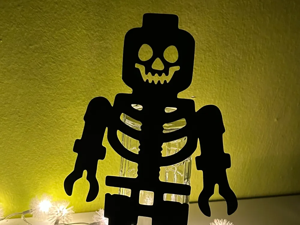 Halloween Brick Skelett - Free 3D Print Model - MakerWorld