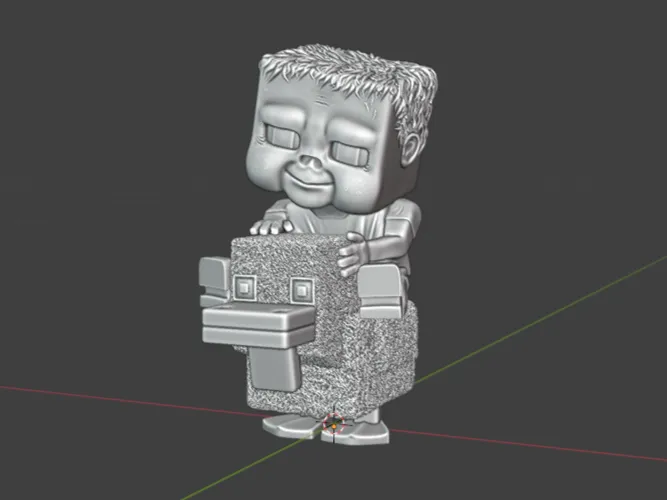 Minecraft Movie Zombie Chicken Jockey view 4