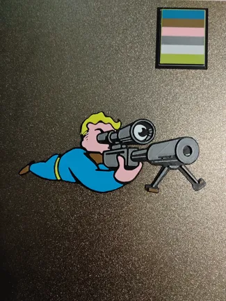 Fallout 4 Sniper Pin in 7 Colors