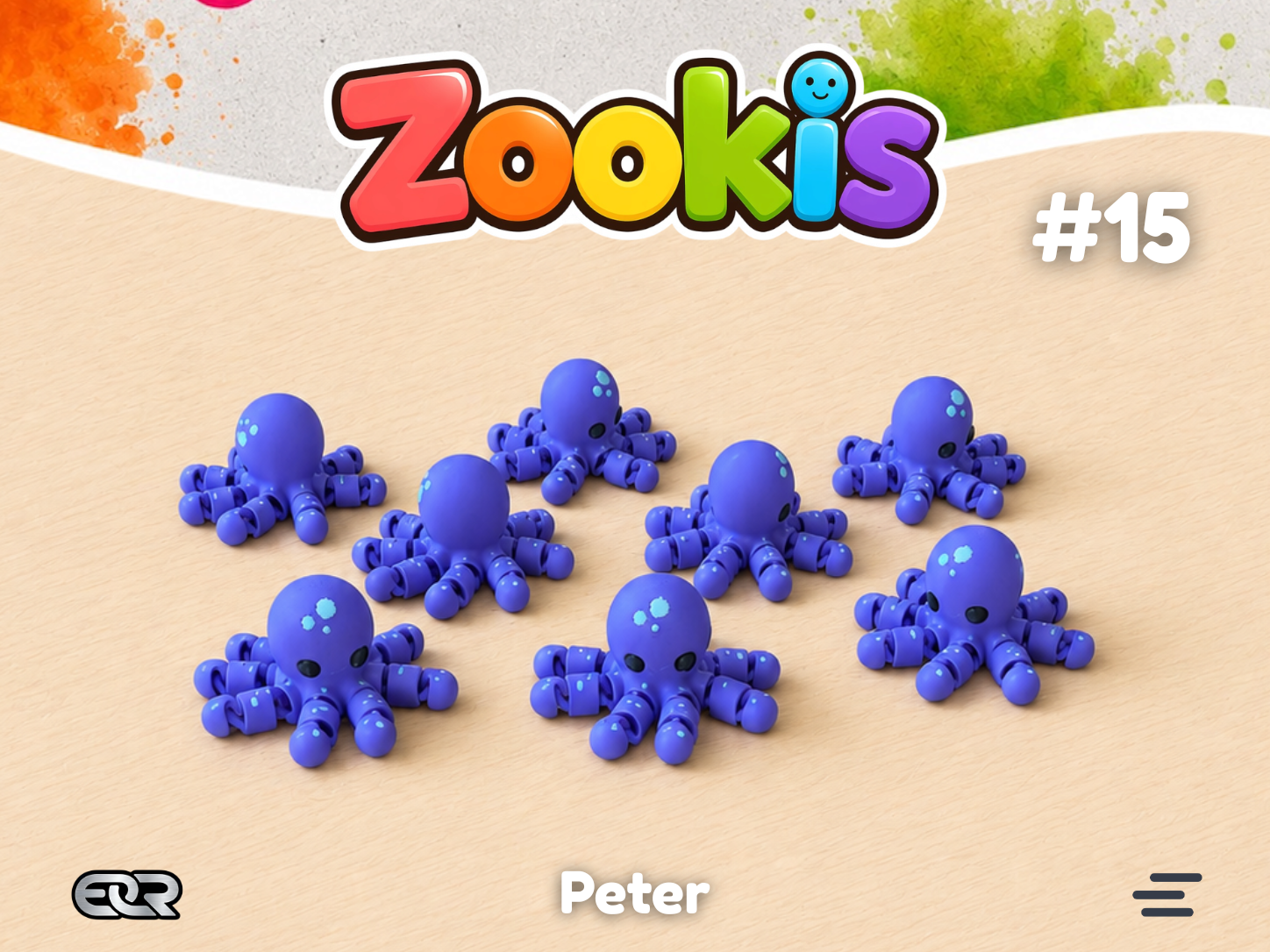Zookis - Peter (pulpo) #15