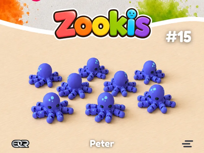 Zookis - Peter (pulpo) #15